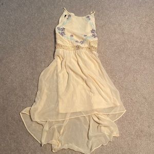 Yellow Spring or Summer Dress